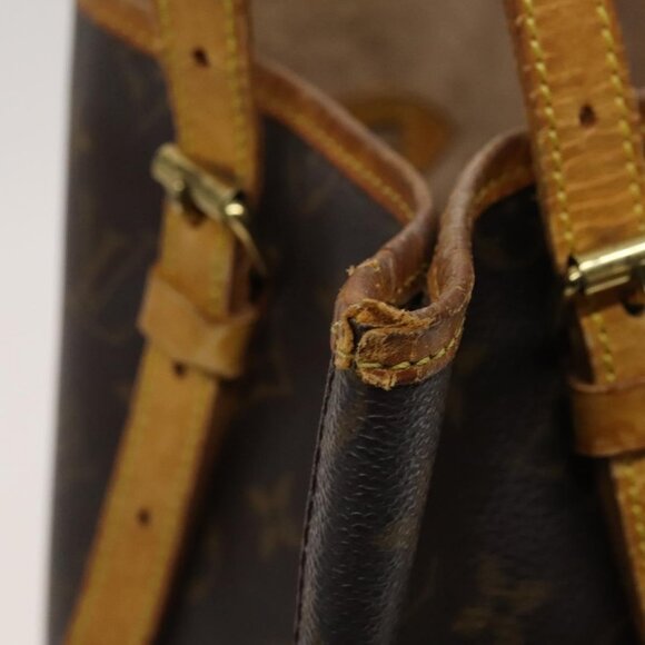 LOUIS VUITTON Monogram Bucket GM Shoulder Bag M42236 LV Auth 120557 - Picture 10 of 16